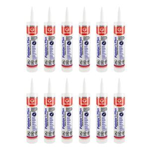 imageRed Devil 0766 Painters Plus Siliconized Acrylic Caulk 101 oz White 1 PackPack of 12