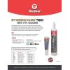 imageRed Devil 0780 StormGuard 920 100 RTV Silicone Window and Door Sealant A WaterResistant Adhesive for Interior and Exterior Use 101 oz Tube White 1PackBrown
