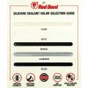 imageRed Devil 0816 100 Silicone Sealant Architectural Grade Silicone Architectural Grade RTV Sealant A WaterResistant Adhesive for Interior and Exterior Use 98 ozTube White 1PackBlack