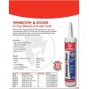 imageRed Devil 0846 Window ampamp Door Silicone Acrylic Caulk White 100 Waterproof Paintable 101 oz Pack of 1 Made in USACedar