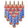 imageRed Devil 0846 Window ampamp Door Silicone Acrylic Caulk White 100 Waterproof Paintable 101 oz Pack of 1 Made in USACedar