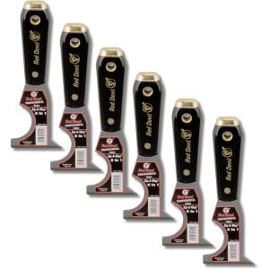 imageRED DEVIL 4251 6in1 Painters Tool Scraper Putty Knife Roll Cleaner Nail Setter Gouger Spreader Open Paint Cans6  Pack