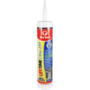 imageRed Devil 0770 Lifetime Ultra 230 Premium Elastomeric Acrylic Latex Sealant 101 oz WhiteBlack