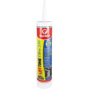 imageRed Devil 0770 Lifetime Ultra 230 Premium Elastomeric Acrylic Latex Sealant 101 oz WhiteGray