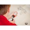 imageRed Devil 0826KB 100 Silicone Shield Kitchen and Bath Sealant WaterReady In 1Hour 9 oz Clear 1PackClear