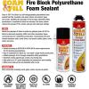 imageRed Devil 0925 Spray Foam ampamp Fill Fire Block Foam Sealant Orange 24 oz 1 Pack