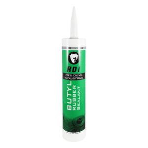 imageRed Devil 06970I RD Pro Butyl Rubber Sealant 101 Fl oz 300 ml 1Pack WhiteGray