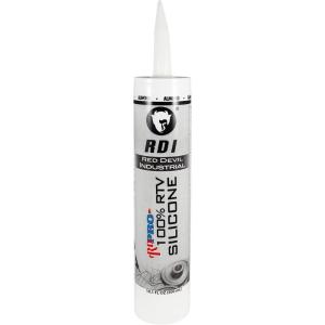 imageRed Devil 08160I RD PRO Industrial Grade RTV 100 Silicone WeatherResistant Sealant 101 oz Tube White 1PackAlmond