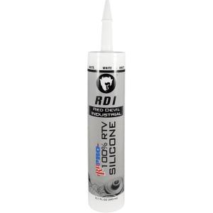 imageRed Devil 08160I RD PRO Industrial Grade RTV 100 Silicone WeatherResistant Sealant 101 oz Tube White 1PackWhite