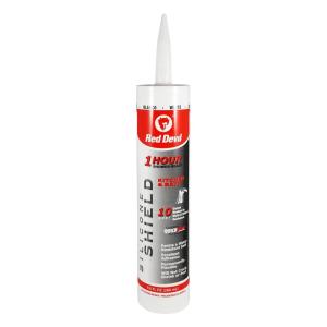 imageRed Devil 0826KB 100 Silicone Shield Kitchen and Bath Sealant WaterReady In 1Hour 9 oz Clear 1PackWhite