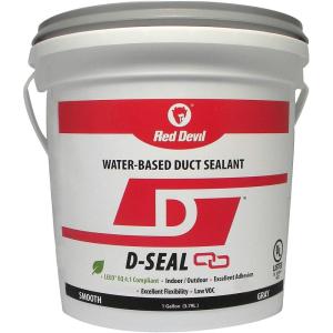 imageRed Devil 0841DI DSeal Smooth Water Based Duct Sealant 1 Gallon Gray2  Pack