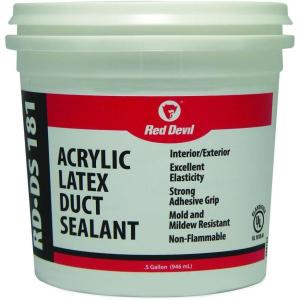 imageRed Devil 0841DS RDDS 181 Acrylic Latex Duct Sealant 12 Gallon Gray4  Pack
