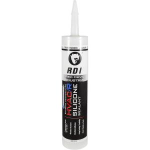 imageRed Devil 0896 Extreme Temperature HVACR Silicone Sealant LongLasting WeatherResistant Adhesive 280 ml White 1PackClear