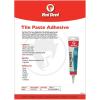 imageRed Devil 0497 Tile Paste Tile Glue Adhesive Made in USA 55 Fl Oz White12  Pack