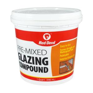 imageRed Devil 0664 PreMixed Glazing Compound 1 QuartCompound
