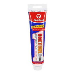 imageRed Devil 0542 ONETIME Lightweight Spackle Wall Repair Spackling for Holes Drywall 12 Pint White 8 Ounce Made in USA6 Fl Oz
