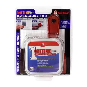 imageRed Devil 0542 ONETIME Lightweight Spackle Wall Repair Spackling for Holes Drywall 12 Pint White 8 Ounce Made in USAKit