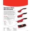 imageRed Devil 4160 Soft Grip Stainless Steel Wire Brush 8quot10 Inch