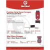 imageRed Devil 3228 Mini Glass Scraper with 2 Blade Storage One Size Clear