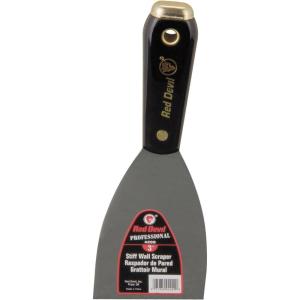 imageRed Devil 4209 3quot Stiff Wall Scraper  Black  3 Inch