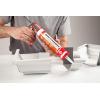 imageRed Devil 0697 Gutter ampamp Foundation Sealant 101 oz White Pack of 12Gray