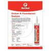 imageRed Devil 0697 Gutter ampamp Foundation Sealant 101 oz White Pack of 12Gray