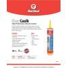 imageRed Devil 0870 Clear Caulk High Performance Adhesive Sealant 101 Oz Clear 1 Pack101 Oz