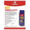 imageRed Devil 0914 Spray Foam ampamp Fill Window ampamp Door Polyurethane Expanding Insulation Sealant 12 oz Off White Pack of 112 oz Pack of 4