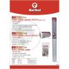 imageRed Devil 1226 Onetime Fiber Mesh Crack Patch 6quot x 75 Wall Repair Fabric White6  Pack