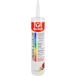 imageRed Devil 0409 Create A Color Caulk 1Pack White1 Pack