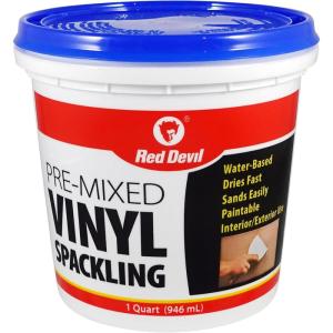 imageRed Devil 0532 PreMixed Vinyl Spackling 12 Pint6  Pack