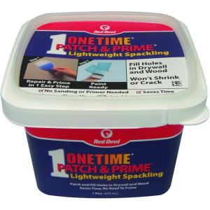imageRed Devil 0540 ONETIME Patch ampamp Prime Lightweight Spackling Pack of 1 White12  Pack