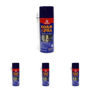 imageRed Devil 0914 Spray Foam ampamp Fill Window ampamp Door Polyurethane Expanding Insulation Sealant 12 oz Off White Pack of 112 oz Pack of 4