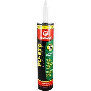 imageRed Devil 0972 Masonry ampamp Concrete Polyurethane Sealant 101 Oz GrayLimestone101 Oz