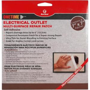 imageRed Devil 1227 1time Multi Surface Repair Patch  2 Pack Of 7quot x 7quot Patches