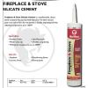 imageRed Devil 0466 Fireplace ampamp Stove Repair Sealant 101 oz12 Pack