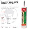 imageRed Devil 0646 Masonry and Concrete Acrylic Sealant 101 oz Made in USAPack of 1