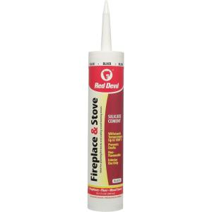 imageRed Devil 0466 Fireplace ampamp Stove Repair Sealant 101 oz12 Pack
