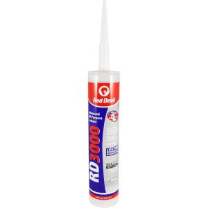 imageRed Devil 0986 RD3000 Advanced All Purpose Sealant 9 Oz White Pack of 1Clear
