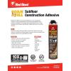 imageRed Devil 0923 Foam ampamp Fill Subfloor Construction Adhesive Off White 24 oz 1 PackPack of 1