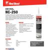 imageRed Devil NC2501 DEVISIL NC250 Neutral Cure Silicone Sealant 101 oz Cartridge White 12 Pack